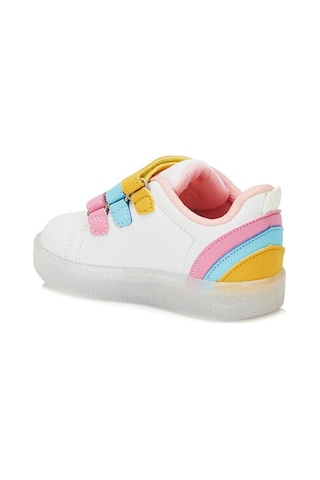 Vicco Sun Işıklı Kız Bebek Beyaz/Pembe Sneaker