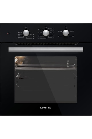 Kumtel B66 - KO-40TAHDF - DA6-830S Siyah Ankastre Set