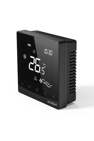 Smallart Sm-2105-sdm-b Modbus Haberleşmeli Dijital Fancoil Termostatı 2 Ve 4 Borulu