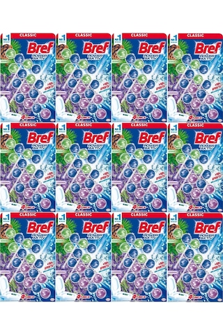 Bref Power Aktiv Klozet Bloğu Çam Ve Lavanta Kokulu 48 Li Set