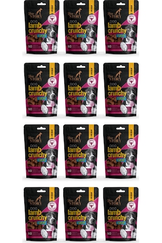 Dog Lamb Crunchy 12x80gr. Kuzu Etli, Köpek Ödül Maması