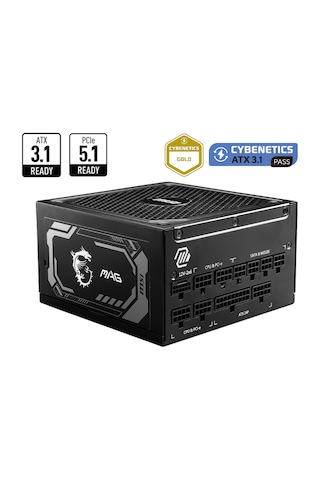 Msi PSU MAG A1250GL PCIE5 80+ Gold Full Modüler Güç Kaynağı