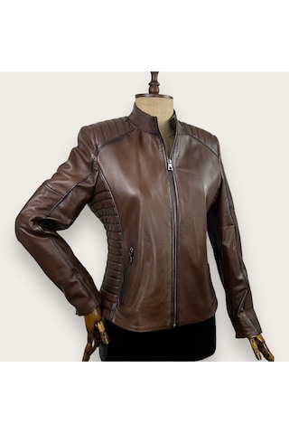 Always Leather Usta İşi Özel Dikim Ceket 1803440003 Kahverengi