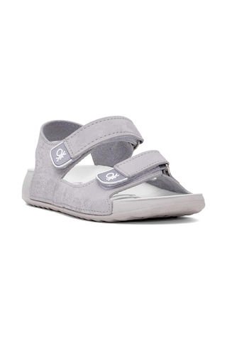 Benetton Bn-1419 Filet Erkek Çocuk Düz Sandalet Gri Gri