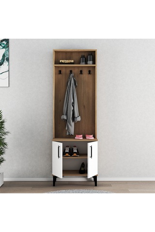 Ferniso Mobilya Portmanto Vestiyer Ud-beyaz