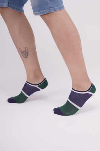 The Socks Company 3 Çift Özel Kutulu Erkek Görünmez Çorap 23SDCR152P Gri