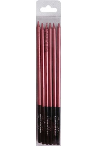 Mum Pastel Kırmızı 16cm Pk:6 +3