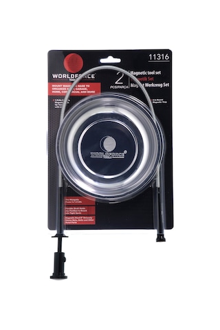 Worldforce 6" Manyetik Alet Tutucu Tepsi + Led Işıklı Çubuk Set