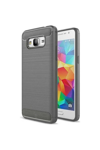 Samsung Uyumlu Galaxy J5 2016 Kılıf Zore Room Silikon Kapak Gri