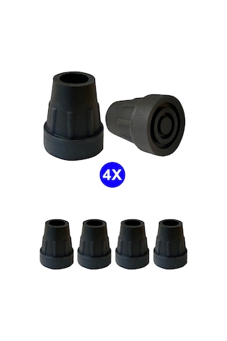 Bundera Kaymayan Baston 4'lü Kanedyen Asa Koltuk Değneği Lastiği