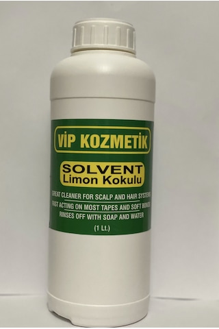Vip Kozmetik Protez Saç Temizleme Solvent  (Limonlu) 1 Litre