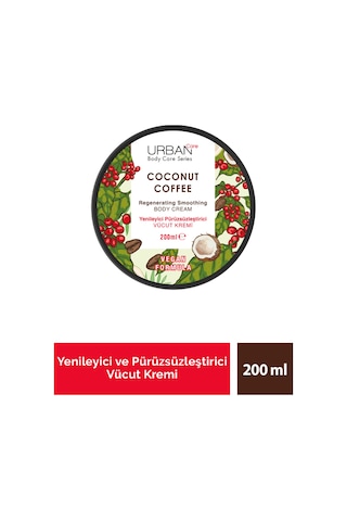 Coconut Coffee Yenileyici Ve Pürüzsüzleştirici Vücut Kremi 200 Ml-vegan