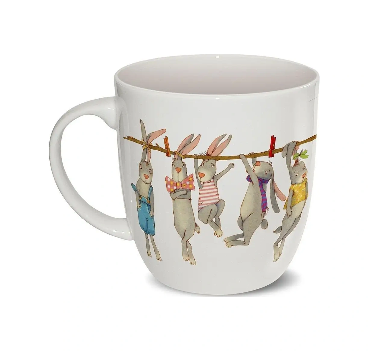 Priority. Porselen Çay Kupası Tavşanların Sıkıntıları 1 Adet 12988321 Beyaz