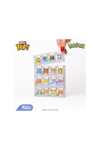 Funko Bitty Pop Pokemon - 12'li Paket - Pikachu, Eveee, Charmand