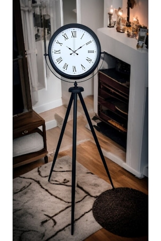 Black Elegance Tripod Ayaklı Saat Siyah