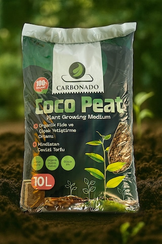 Coco Peat 10l Organik Bitki Yetiştirme Ortamı Hindistan Cevizi T