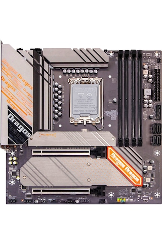 Dragos Dragmode B760M D4PRO Intel B760 4000 MHz DDR4 Soket 1700 mATX Anakart