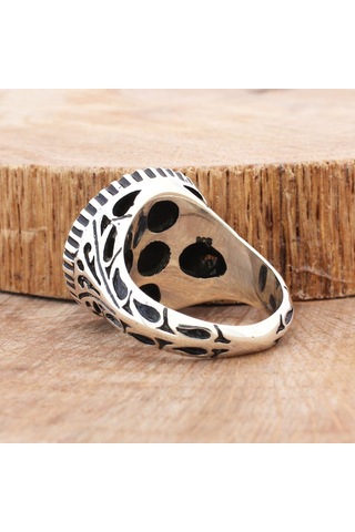 925 Ayar Gümüş Esma-Ül Hüsna Erkek Yüzük