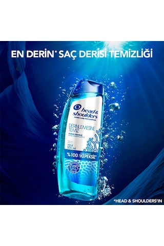Head & Shoulders Derinlemesine Temiz Yoğun Ferahlık Şampuanı 300 ML
