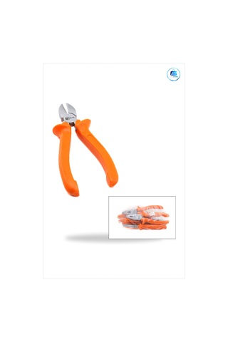 Yan Keski 160 Mm Krom Vanadyum Turuncu Saplı Kablo Tel Kesici Pen