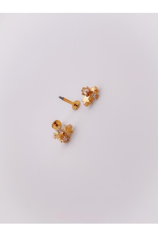 Lexroo Taşlı Yıldız Kümesi Kıkırdak Helix Tragus Piercing 1adet Çok Renkli