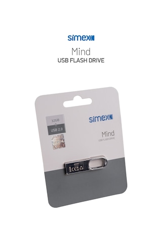 Simex Su-108 Mind 2.0 Metal 32gb Usb Bellek