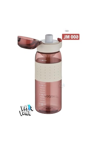 600 Ml Kapasiteli Kaydırmaz Gövde Su Matarası, Süzgeçli 0