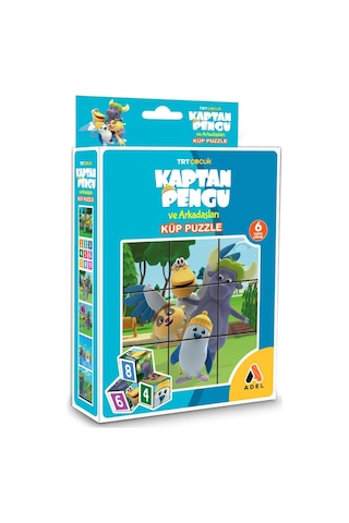 Trt Çocuk Kaptan Pengu Küp Puzzle
