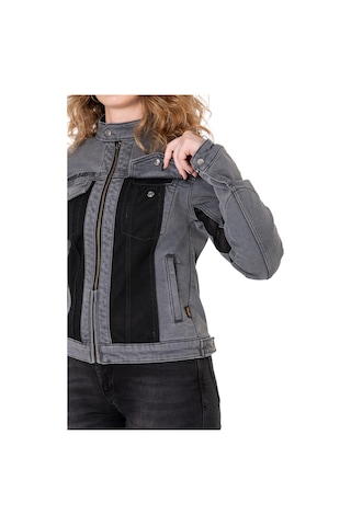 Thebikerjeans Silver Ice Korumalı File Motosiklet Kot Montu Kadın