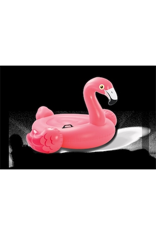 Flamankuşu Figürlü Tırabzanlı Şişme Deniz Yatağı Çok Renkli