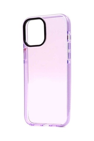 Apple Uyumlu iPhone 12 Pro Kılıf Zore Punto Kapak Mor
