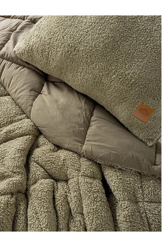Cotton Box Tek Kişilik Peluş Yorgan Seti Taş Taş