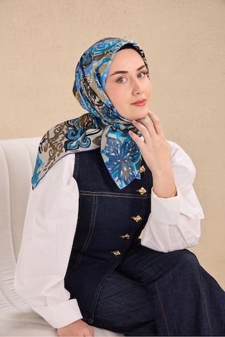 Silk Home Twill İpek Eşarp 11512-30 Haki