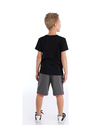 Denokids Mushi Big Bro Erkek Çocuk Şort Takım Çok Renkli