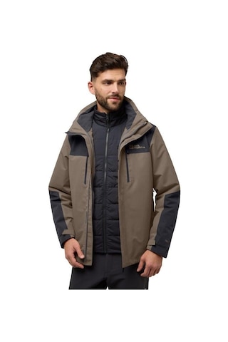 Jack Wolfskın Jasper 3ın1 Jkt M Cold Coffee Erkek Outdoor Ceketi Kahve