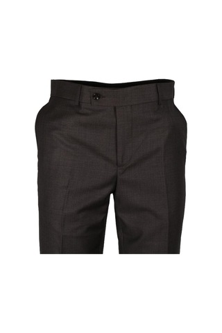 Erkek Kumaş Pantolon Diz Astarlı Normal Kesim Rar01183 Kahverengi