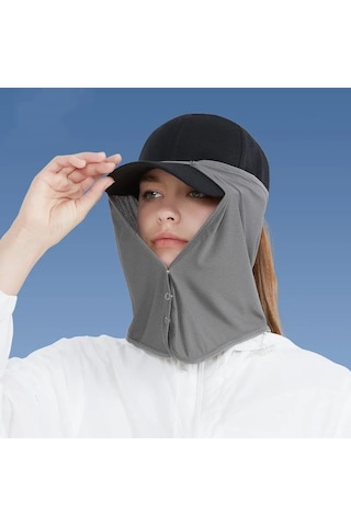 2pcs Çabuk Kuruyan Balıkçı Şapkası Yüz Boyun Güneşlik Maskeleri