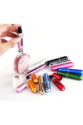 Cep Parfüm Şişesi Doldurulabilir Mini 5 Ml Çanta İçi Cep Yedek Parfüm Şişesi