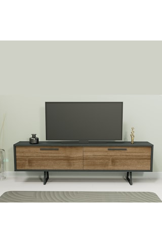Lagomood Nova Tv Ünitesi Antrasit Ceviz