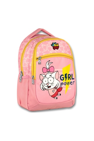 Ümit Çanta Kral Şakir Girl Power Pembe Kız Çocuk İlkokul Çantası