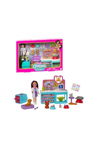 Barbie Chelsea Meslekleri Öğreniyor Veteriner Oyun Seti HGT12