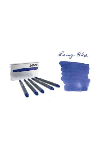 Lamy T10 Mürekkep Kartuşu 5'Li Kutu Mavi