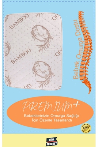 Bamboo Ortopedik Sünger Bebek Çocuk Yatağı Anne Yanı Bebek Yatak 70 X 110