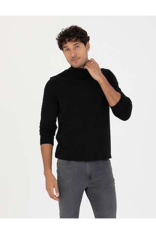 Pierre Cardin Erkek Siyah Triko Kazak 50276162-vr046 Siyah