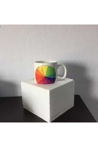 Tea Rex Baskılı Kahve Kupası Beyaz