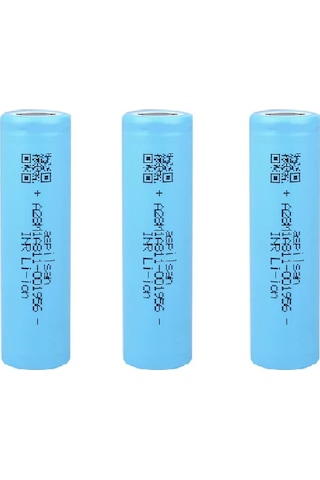 3 Adet Aspilsan Inr18650a28 Li-ion Şarjlı Pil 3 Adet Aspilsan Inr18650a28 Li-ion Şarjlı Pil