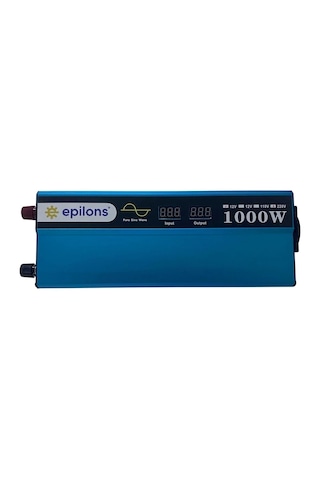 Epilons 12v 1000w Tam Sinus İnverter 220v Çevirici Taşınabilir Güç Kaynağı