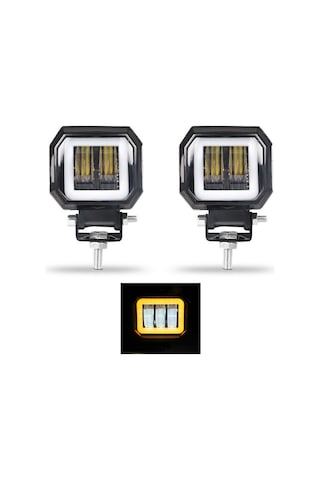 Motosiklet Atv Utv Kamyon Tekne Sis Farı SARI Angelli 2 Adet