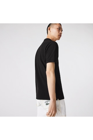 Lacoste Erkek Classic Fit L.12.12 Siyah Polo Yaka Tişört Siyah - Siyah