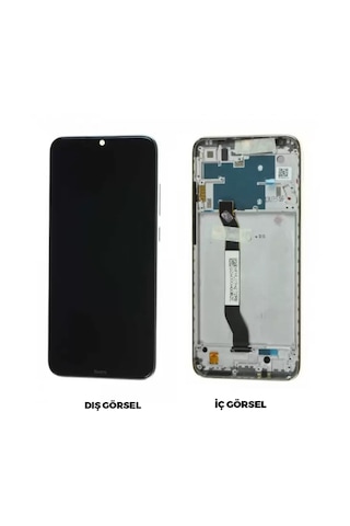 Teknonet Xiaomi Redmi Note 8 Uyumlu Lcd+dokunmatik+çıtalı - Siyah